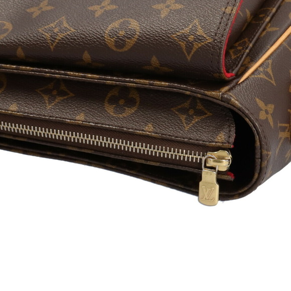 LOUIS VUITTON Brown Monogram Canvas Shoulder Bag - Picture 9 of 12
